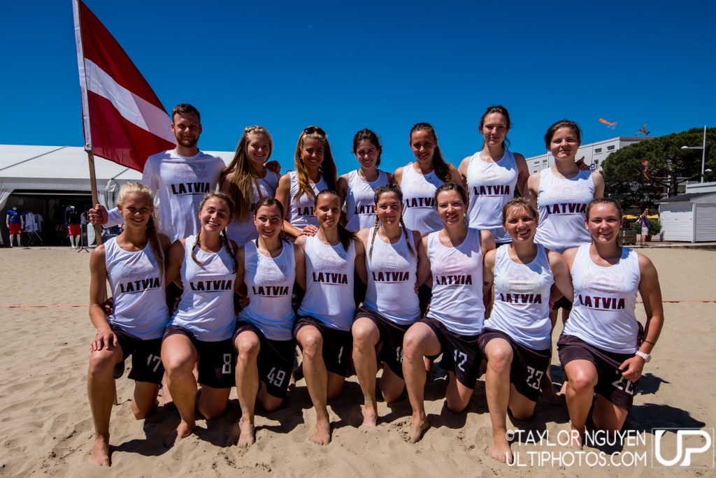 Team picture of Latvia Women